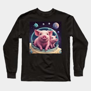 pigs in space Long Sleeve T-Shirt